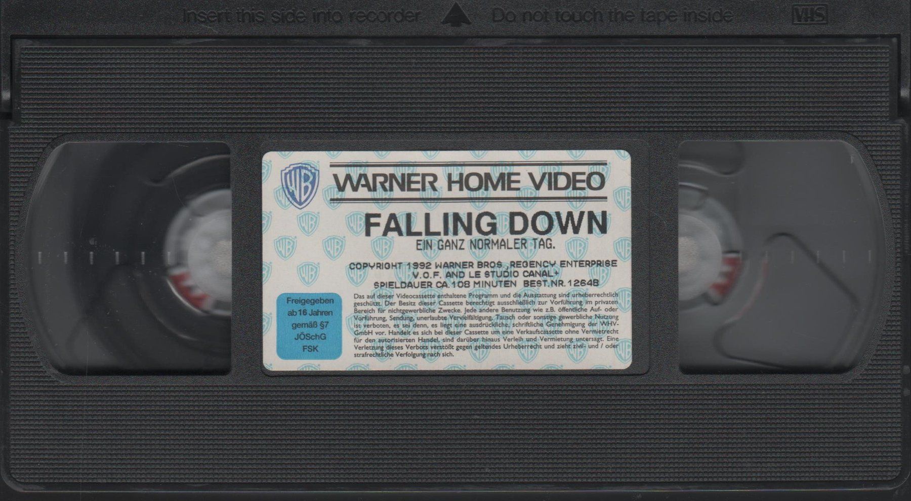 Tutti i VHS: Falling Down - Ein ganz normaler Tag (USA 1993) Warner VHS – Usato da Remetschwil venduto da Hofiii 2
