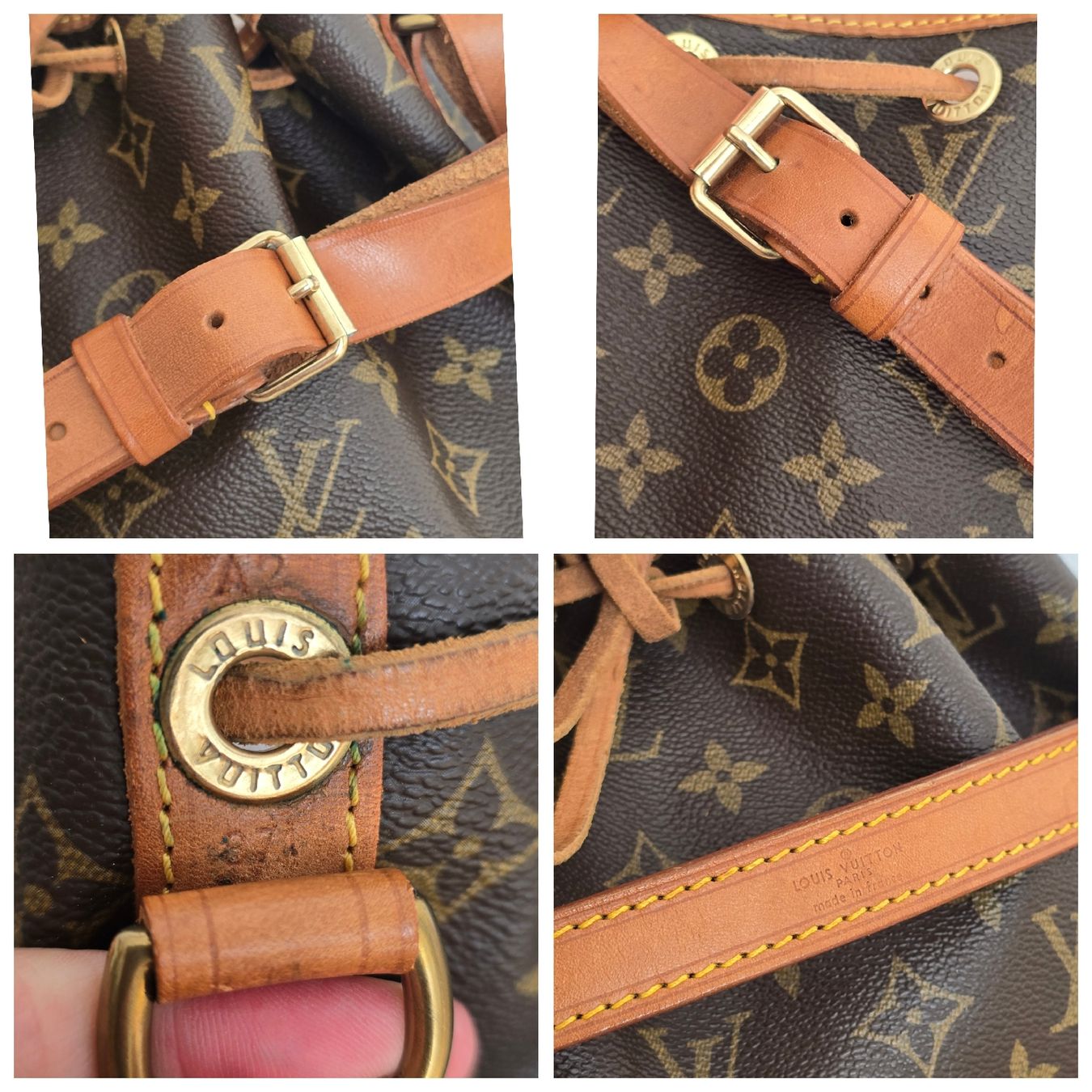 Louis Vuitton Taschen für Damen: Louis Vuitton Petit Sac Noe Monogram Canvas. – Gebraucht aus Niederteufen von Mira_72 7