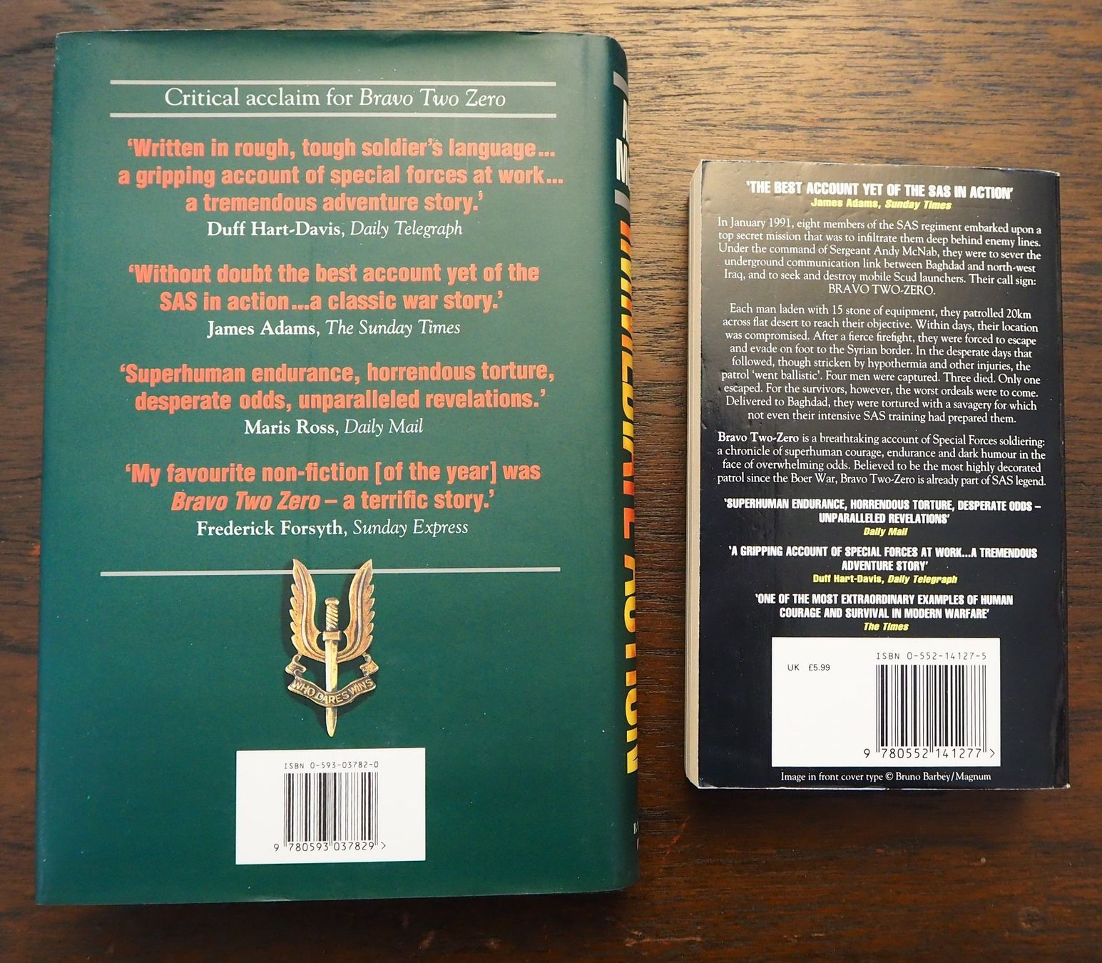 Bücher: SAS / Andy McNab / 2 Bücher / englisch – Gebraucht aus Chur von big_5zx8 1