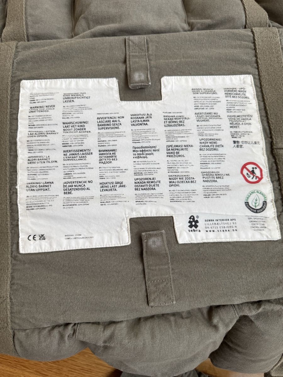 Marsupi portabebè: Sebra Babynest, dark olive – Usato da Zürich venduto da kirschblueten 1
