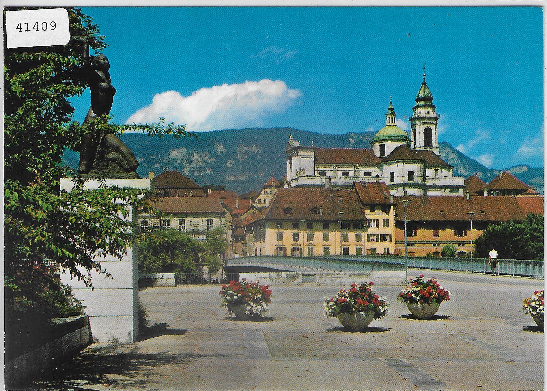 Cartoline postali: Solothurn - Rötibrücke, Denkmal – Usato da Ettingen venduto da Kartenplanet