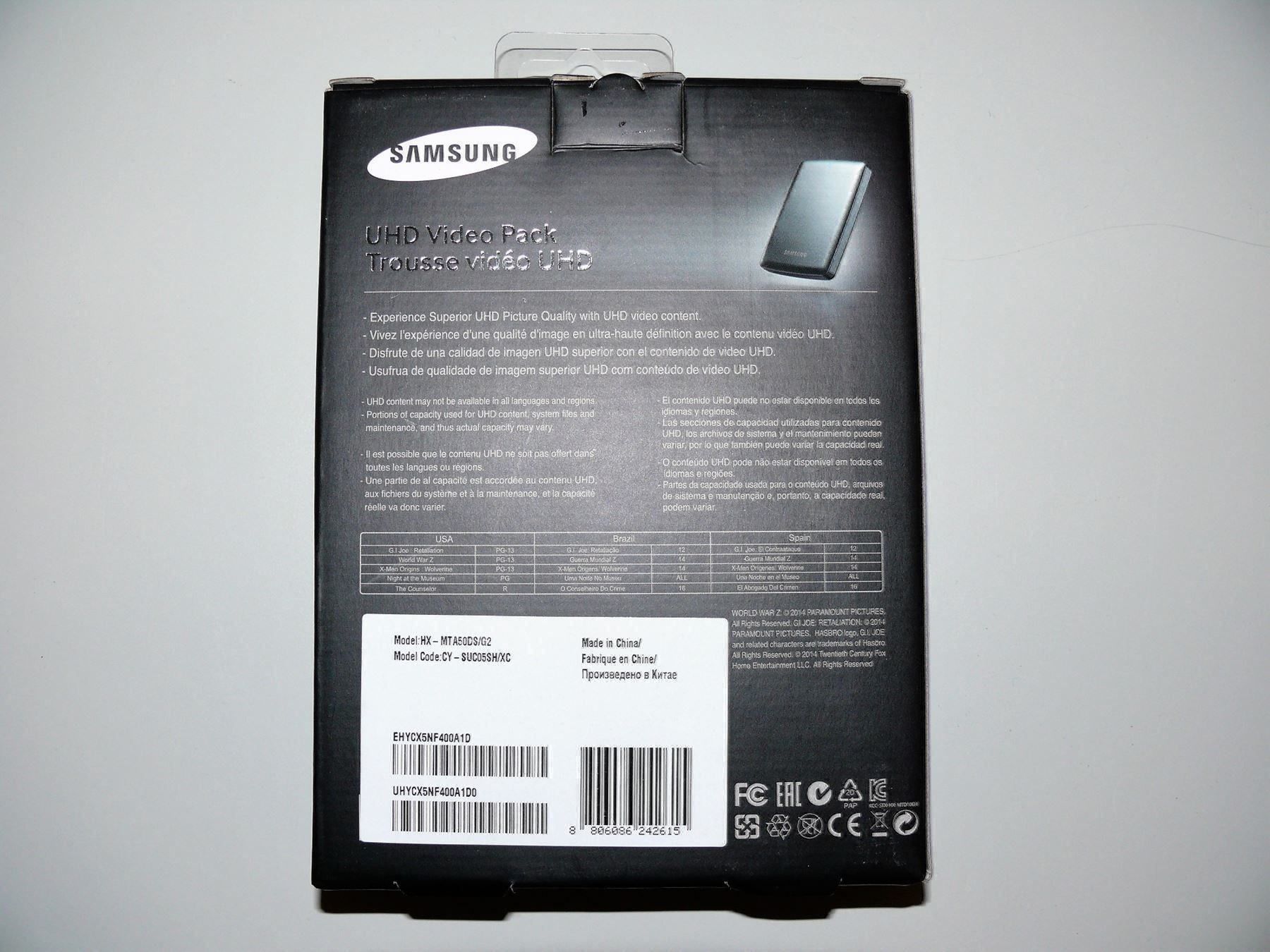 Samsung Dischi rigidi: Samsung UHD Video Pack – Nuovo e nell'imballaggio originale da Hochdorf venduto da av-electronics 1
