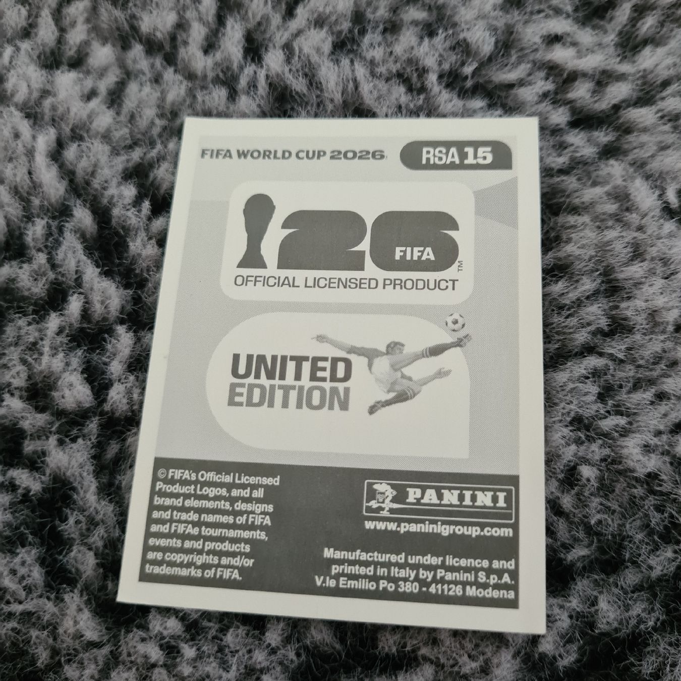 Panini Carte collezionabili: pannin Rsa15 – Nuovo (secondo la descrizione) da Basel venduto da ana_2yvd 1