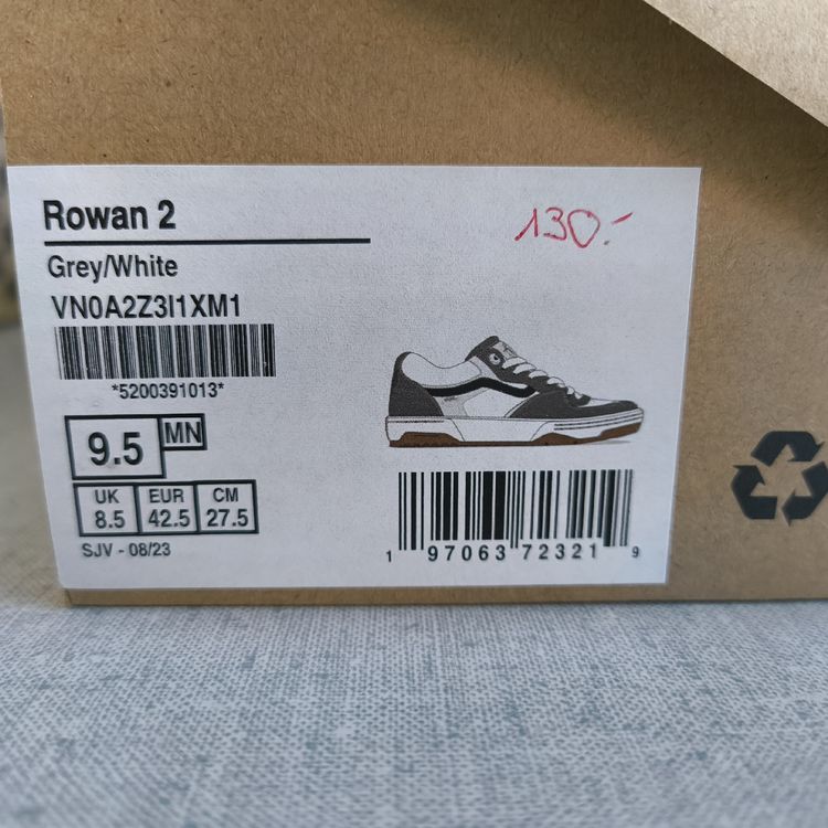 Vans Scarpe da uomo: Vans Rowan 2, Grösse US 9, 5 EURO 42,5 – Nuovo e nell'imballaggio originale da Uitikon Waldegg venduto da PJLS1 5