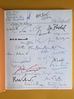 Künstler Bildnisse 30 Orig-Signaturen Carigiet, Falk, Zender