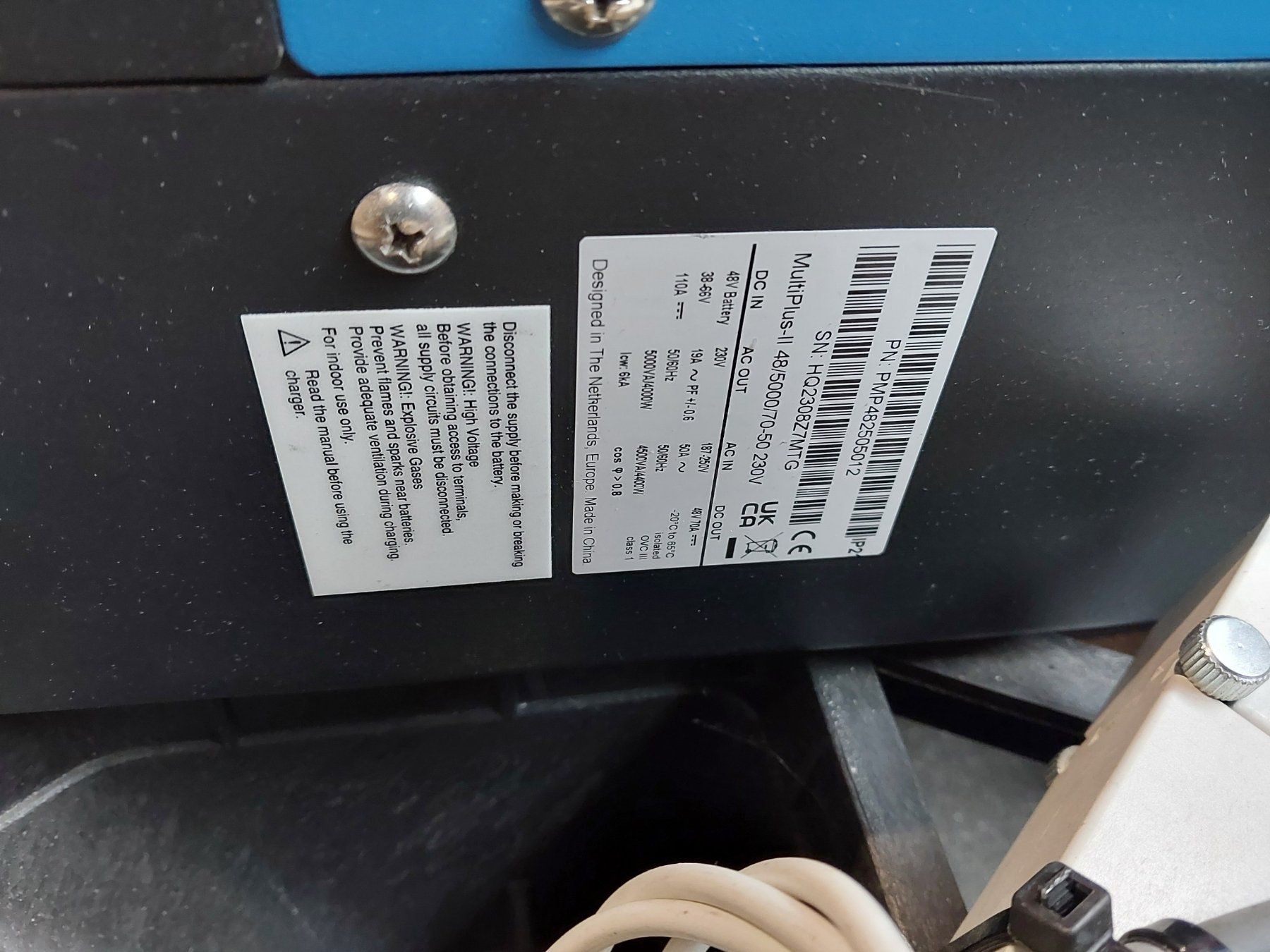 Victron Inverter: Victron MultiPlus II 48/5000 – Usato da Frutigen venduto da kevin88252 2