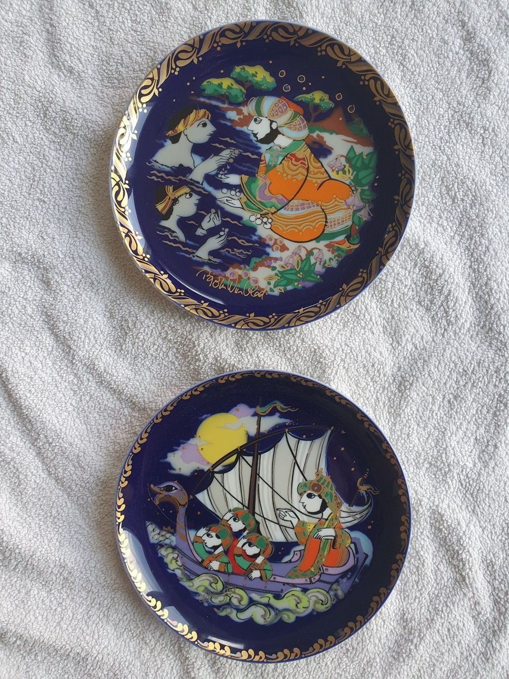 Rosenthal Tutte le decorazioni: Rosenthal Wandteller Sindbad der Seefahrer – Usato da Döttingen venduto da fonzi3