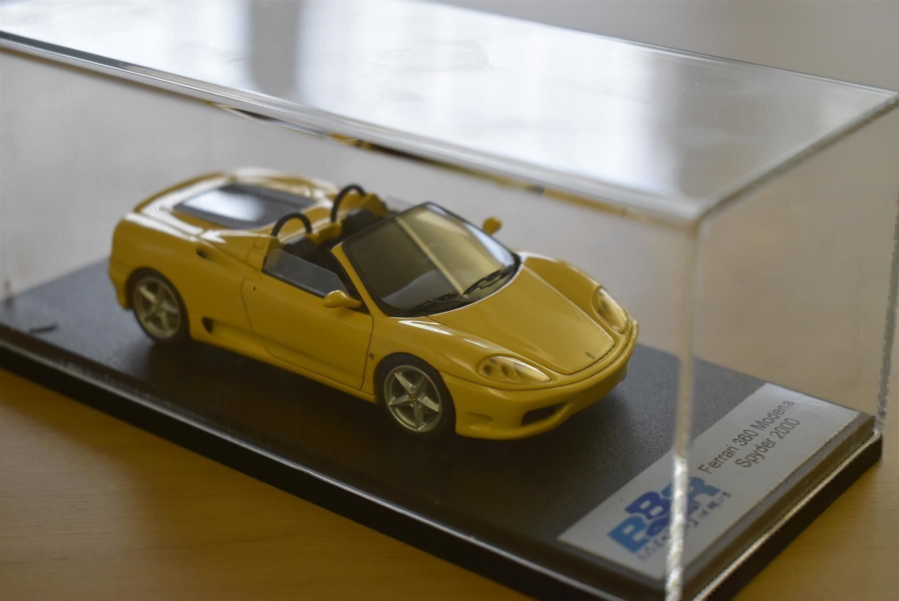 Modellautos: 1/43 Ferrari 360 Spider offen gelb – Neu und originalverpackt aus Stein AR von Krabbe2 3