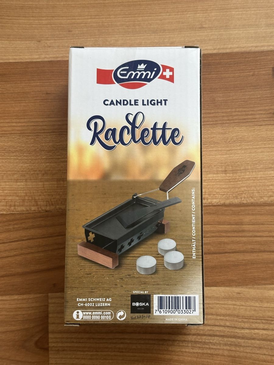 Elettrodomestici da cucina: Emmi Candle Light Raclette – Nuovo e nell'imballaggio originale da Obernau venduto da agaton