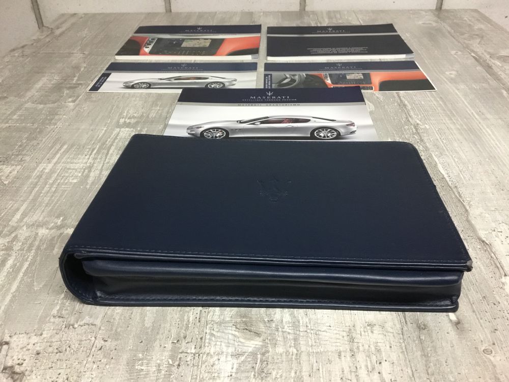 Maserati Granturismo Borddokumentenmappe komplett 2