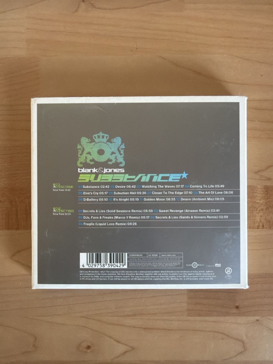 CDs: CD Black & Jones Substance  – Gebraucht aus Henggart von lau_y95q 3