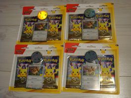 4 x Pokémon 30th Celebration – 2-Blister EN