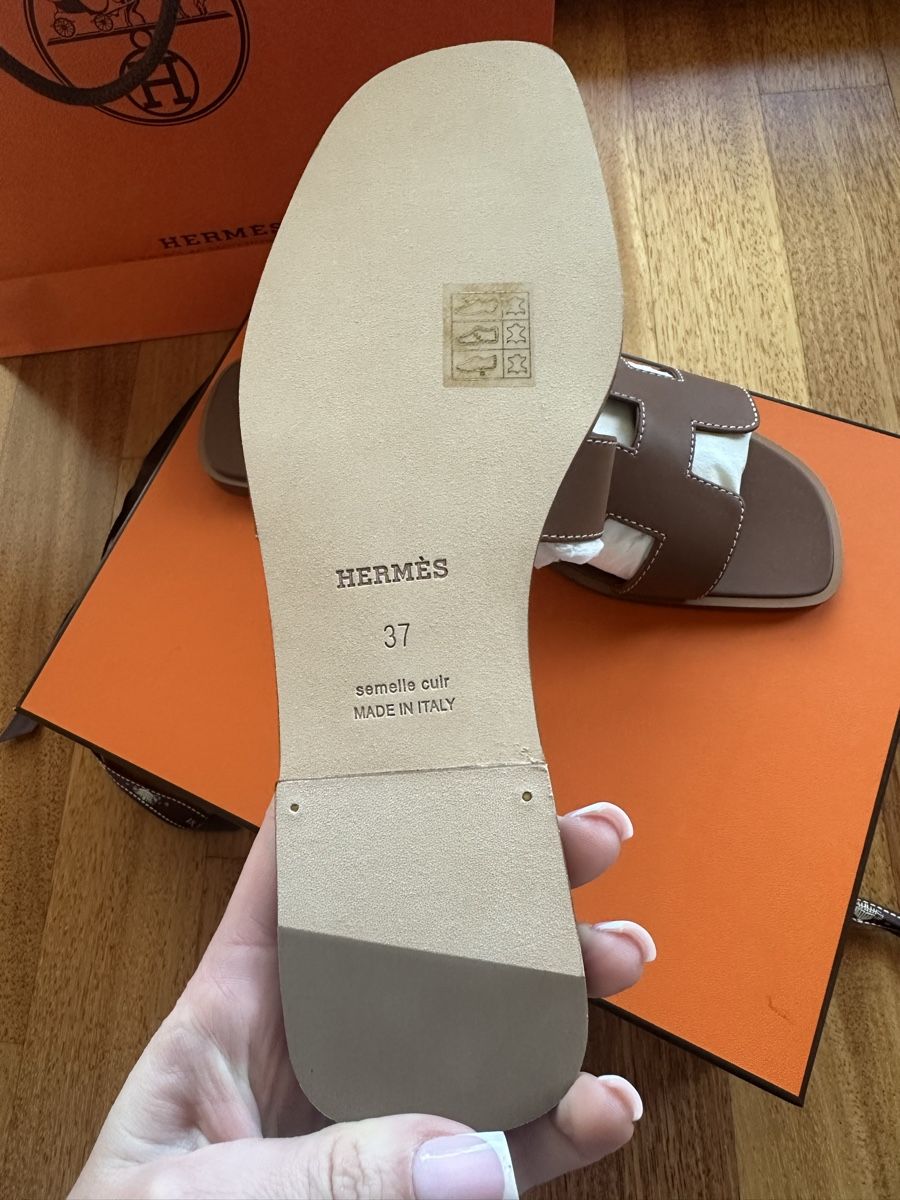 Hermès Scarpe da donna: Hermes Oran gold 37 – Nuovo e nell'imballaggio originale da Kilchberg ZH venduto da cruella 2