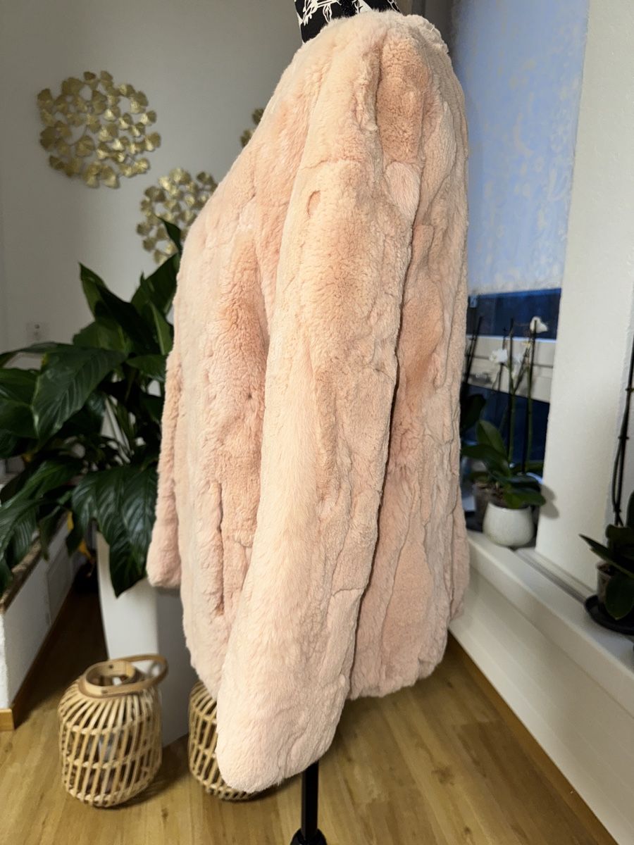Giacche: Pink Fur Jacket Justkrisson 100% Rabbit Fur Size 42 – Nuovo (secondo la descrizione) da Wallisellen venduto da Corinne.- 2