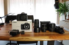 Canon EOS 80d inkl. Objektiven und Zubehör