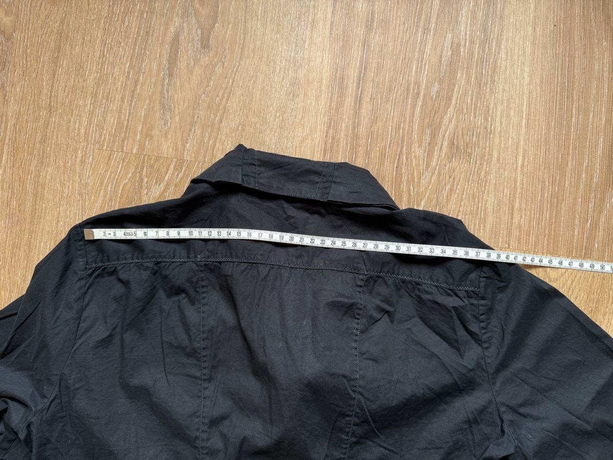 Camicette: Chemise noire col froncé Marithé François Girbaud,t.M – Usato da Tavannes venduto da Thriftshop 4