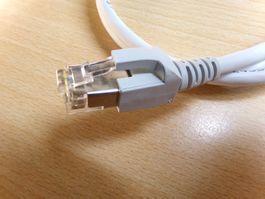 Patchkabel Cat 6a grau 10m