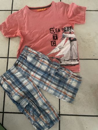 Staccato T-Shirt & C&A Shorts Gr  128 guter Zustand