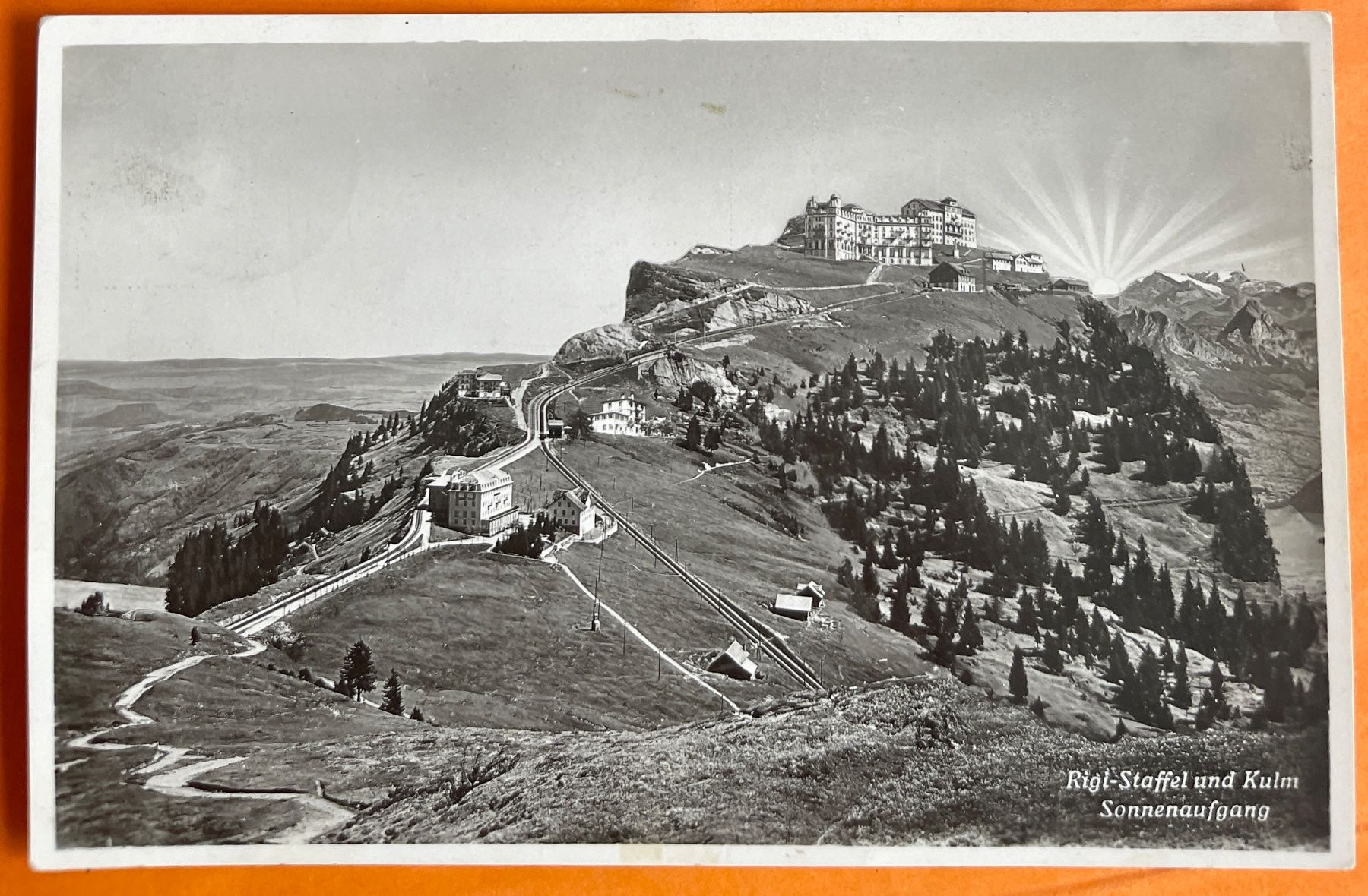 Cartoline postali: RIGI-STAFFEL und Kulm 1936 – Usato da Lutry venduto da Ediego