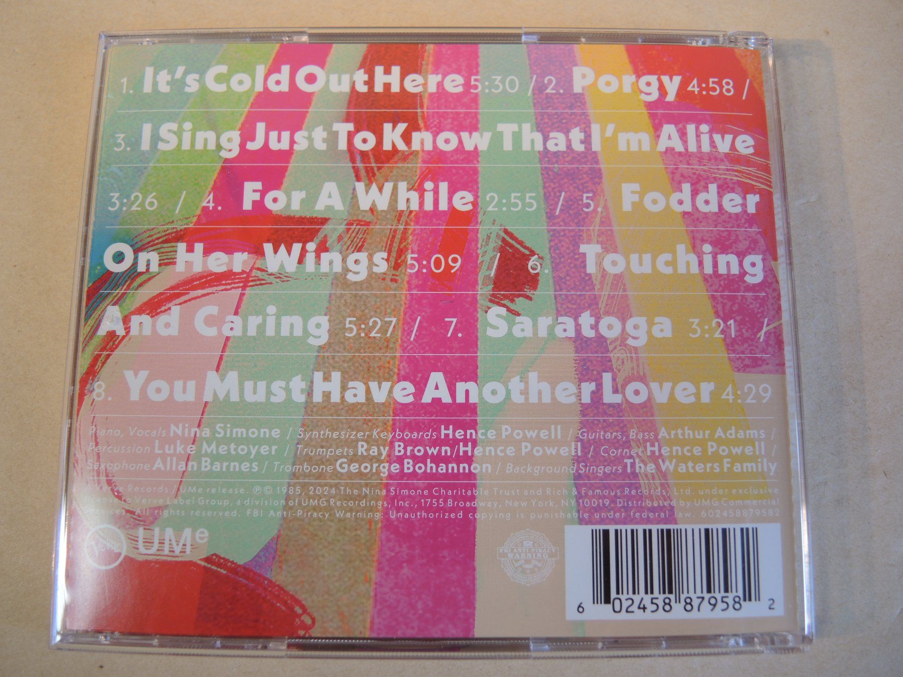 CD: Nina Simone - Nina's Back  CD  Verve Records – Usato da Rorschach venduto da maeck8 2