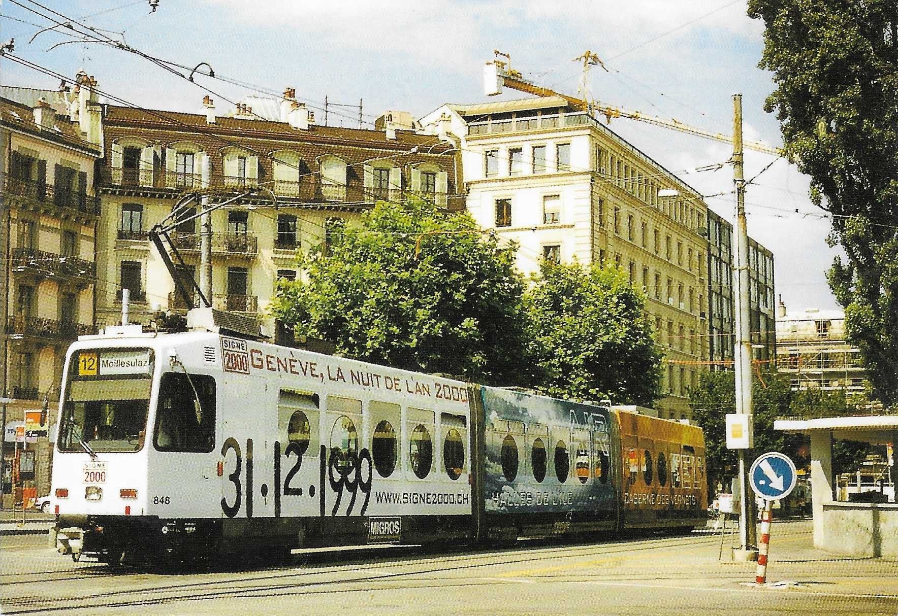 Cartoline postali: Tramway de Geneve 31.12.1999 – Nuovo (secondo la descrizione) da Rothrist venduto da Stranglehold