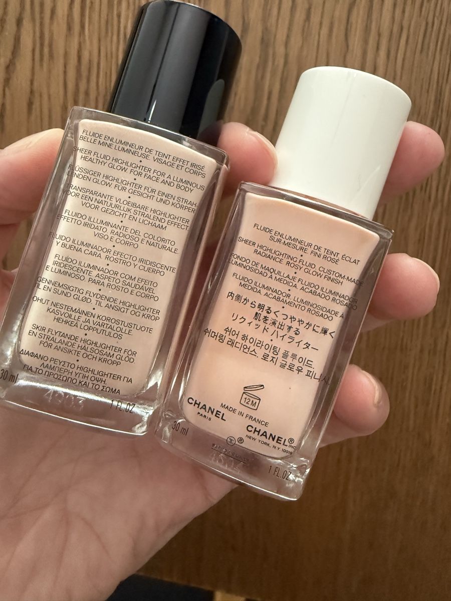Chanel Make-up: CHANEL LES BEIGES LE BLANC Fluid Highlighter 2x30ml – Nuovo (secondo la descrizione) da Oberrieden venduto da fashion_minoush 1