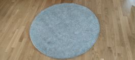 Ikea Teppich Stoense rund 130 cm - grau