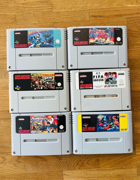 Nintendo Giochi: 6 SNES Spiele/Games – Usato da Zürich venduto da Ndzinga