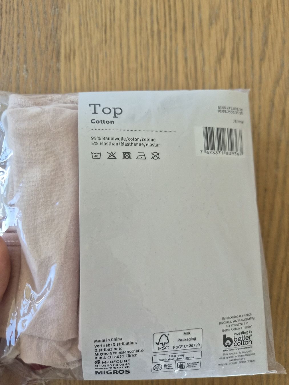 Migros Top: 3er Set Baumwolltop, Migros – Nuovo (secondo la descrizione) da Andelfingen venduto da nicoletta11 2