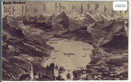 Thun Thunersee - Panorama - Relief