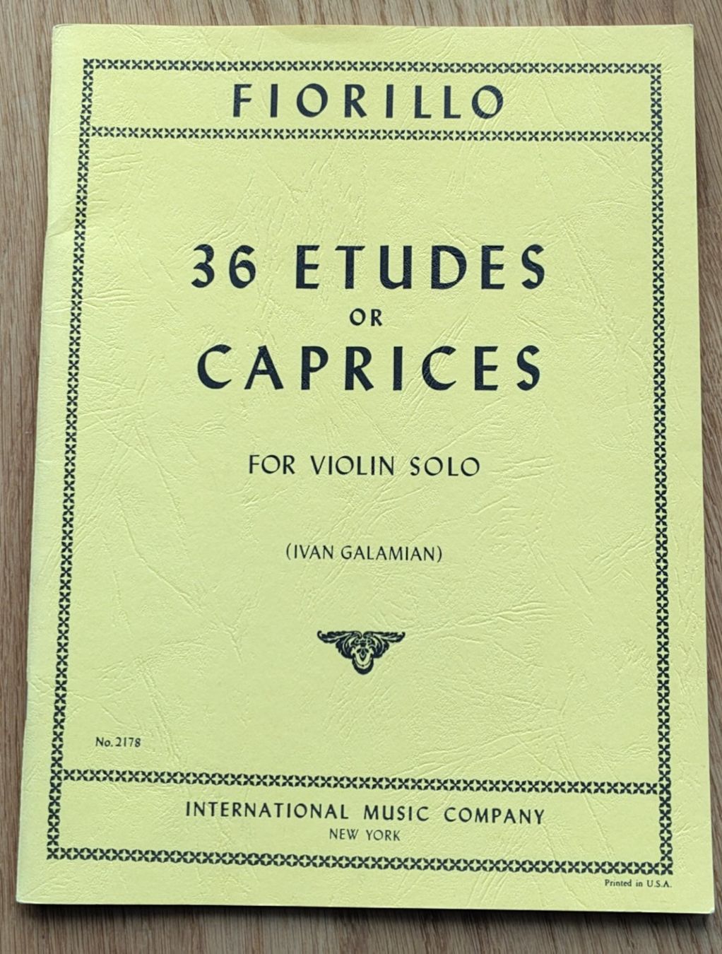 Bücher: Fiorillo 36 Etudes or Caprices Violin Solo – Neu (gemäss Beschreibung) aus Zürich von kba_579s