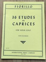 Fiorillo 36 Etudes or Caprices Violin Solo