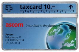 10.- Ascom, Bern - seltene Firmen Taxcard