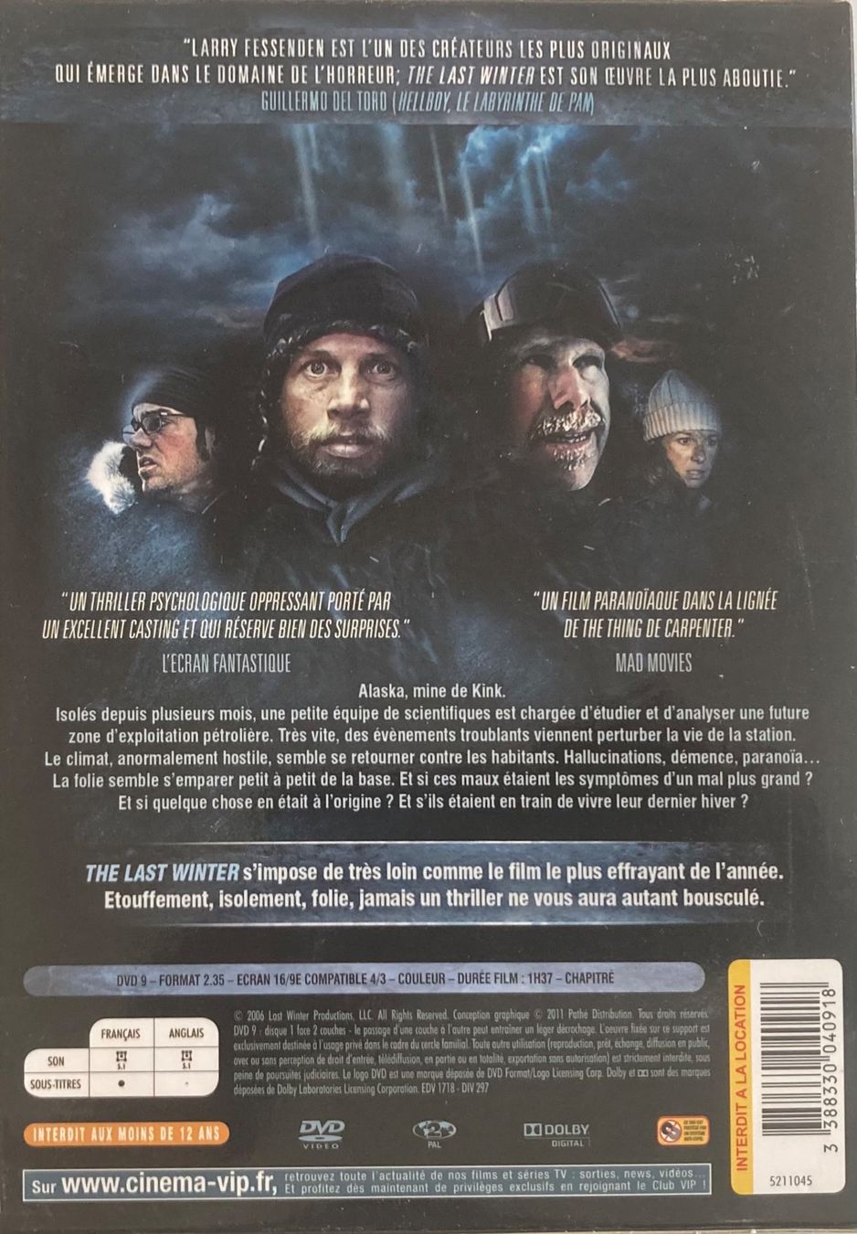 Tutti i DVDs: THE LAST WINTER – Usato da Poliez-Pittet venduto da Newtown-Records 1