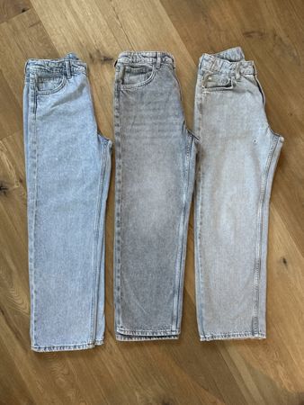 Lot de 3 Jean H&M coupe loose fit taille 152 cm
