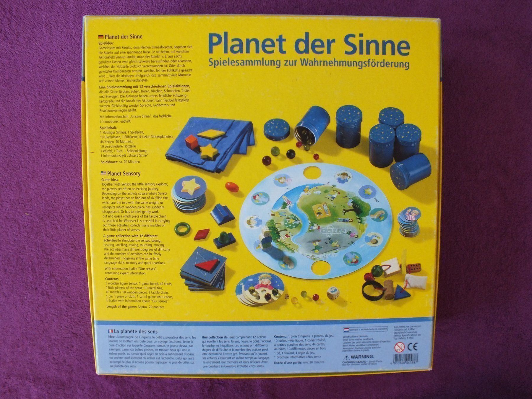 Haba Spiele: HABA Lern Spiel - Planet der Sinne – Gebraucht aus Müllheim Dorf von Seeeule01 5