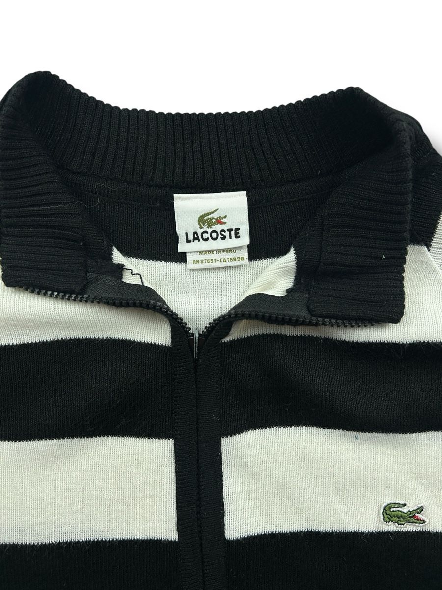 Lacoste Jacken: Veste Full zip Lacoste rayée Noir et Blanc - Taille M – Neu (gemäss Beschreibung) aus Hauterive NE von Leo_o 2