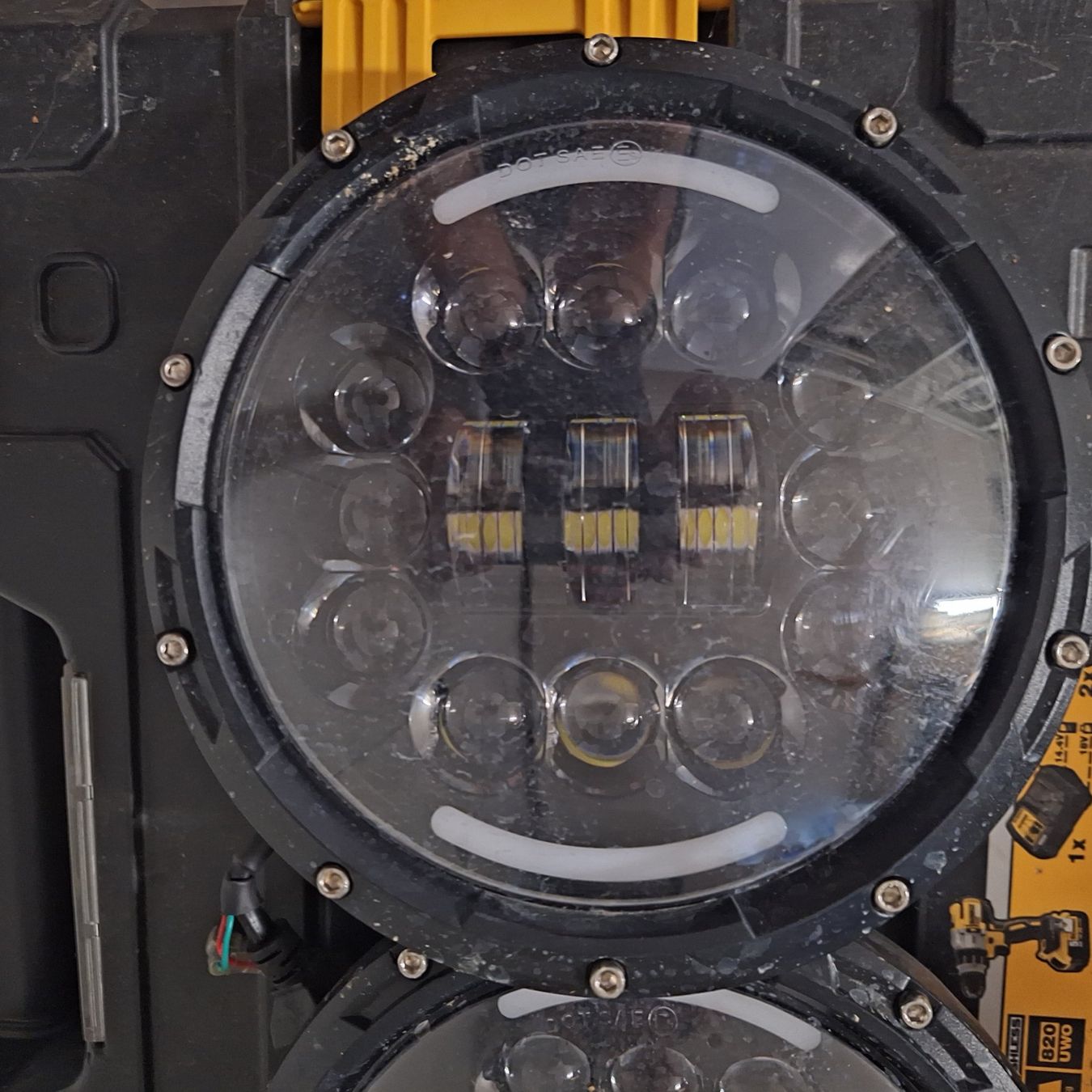 Land Rover Scheinwerfer: 7" LED Scheinwerfer ohne E Zulassung – Gebraucht aus Itingen von Samlandy 1