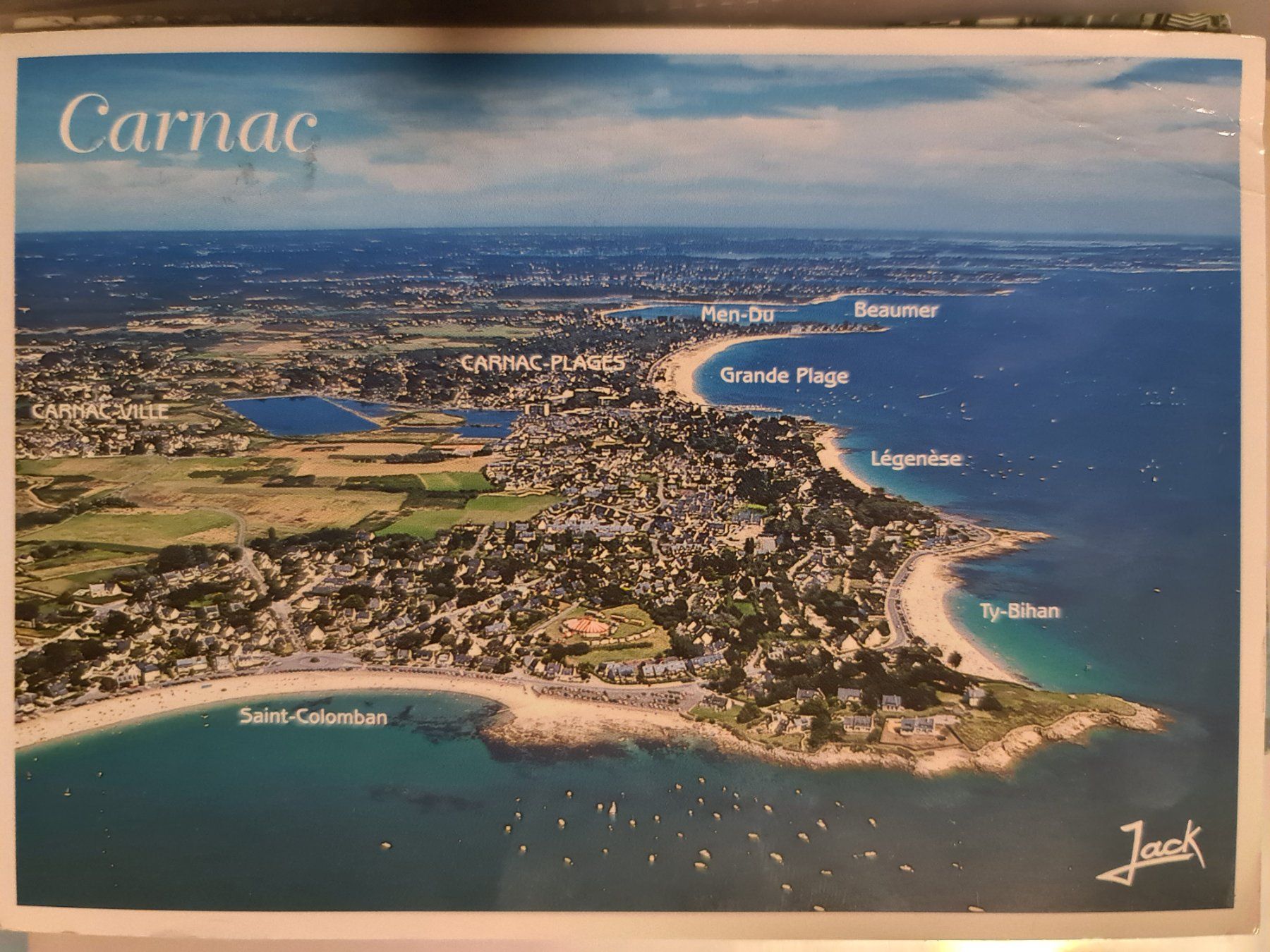 Cartoline postali: Ansichtskarte Carnac Bretagne Frankreich – Usato da Dintikon venduto da Vexi