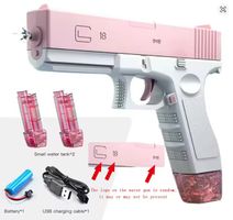 Space Water Gun - Pistolet à eau électrique (rose)