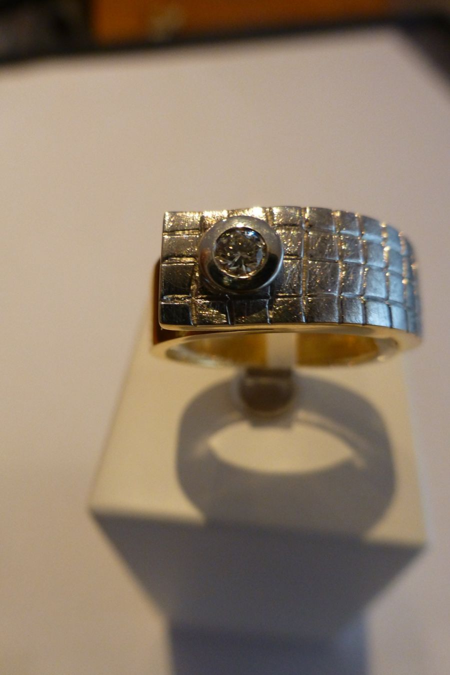Anelli: NEUER  -  RING  mit  DIAMANT  mit  9,1gr. Gold – Nuovo (secondo la descrizione) da Dierikon venduto da Vittorio57