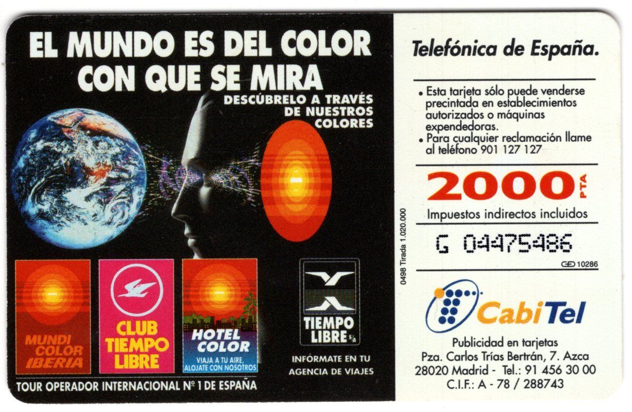 Telefon- & Taxkarten: seltene 2000 + 100 PTA Telefonkarte von SPANIEN – Gebraucht aus Eglisau von Chperfins 1