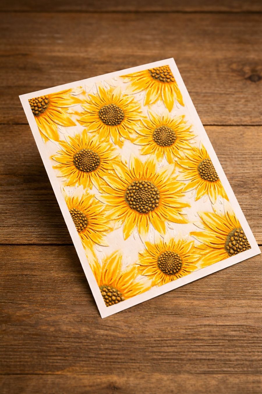 Sciablone: Neue Prägeschablone Sonnenblumen – Nuovo e nell'imballaggio originale da Effretikon venduto da wenuss 1
