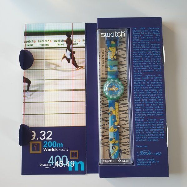 Swatch Orologi: Swatch Scuba 200 YELLOW SUB / NEU & Originalverpackt – Nuovo e nell'imballaggio originale da Wil SG venduto da Drop4 5