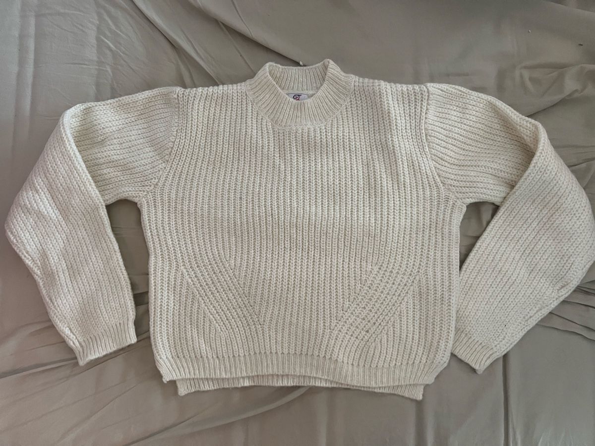 Pullover & Sweatshirts: Pull en grosse maille crème Payra taille L en bon état – Gebraucht aus Vernier von lea_77bv 1