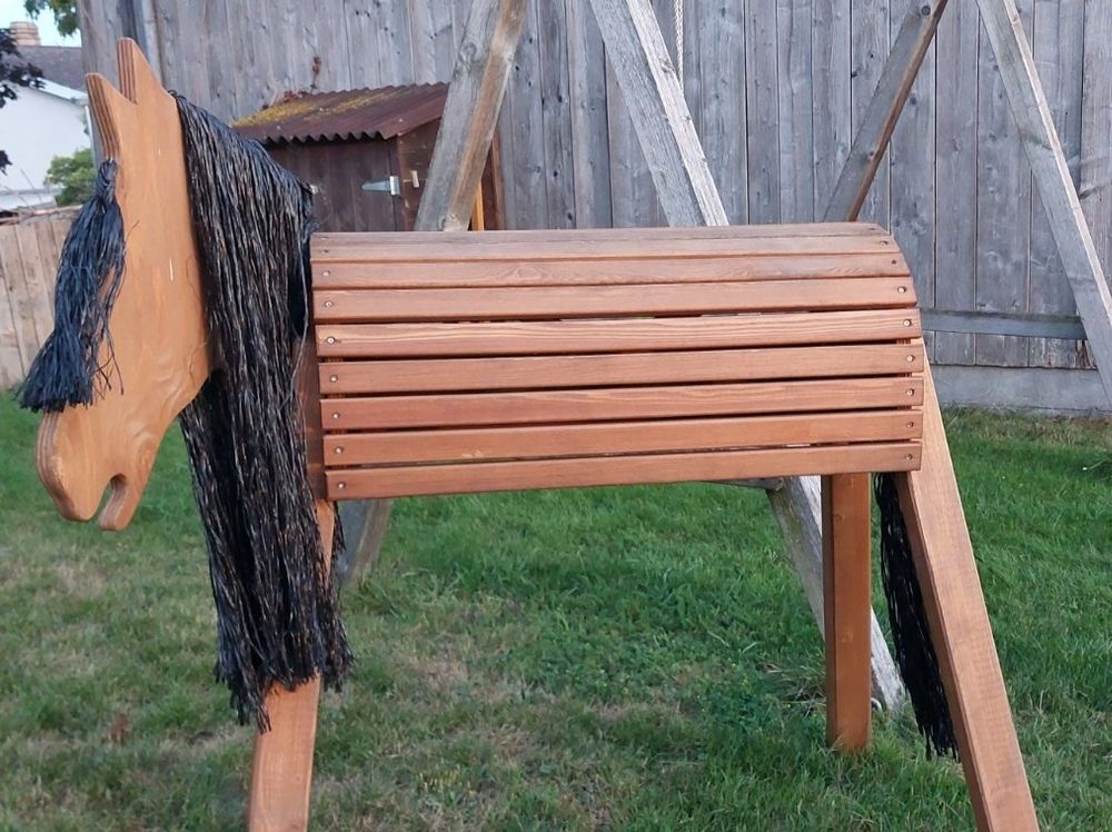  Holzpferd 120cm 