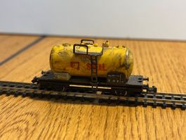 M1352: Kesselwagen, auf alt und schmutzig gemacht (Spur N)