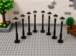 10 Strassenlaternen, Lego-kompatibel