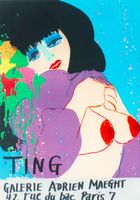 WALASSE TING GALERIE MAEGHT 1974 - Affiche originale