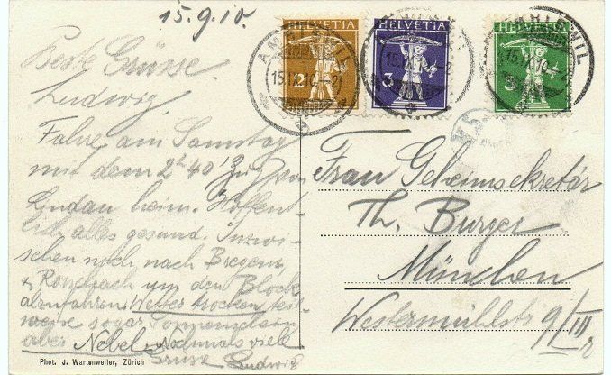 Cartoline postali: AMRISWIL – Usato da Jona venduto da philajona 1